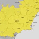 Aviso amarillo por lluvia este martes en Cartagena y toda la Región