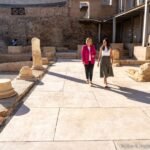 La primera fase de excavación del pórtico del Teatro Romano de Cartagena a punto de finalizar