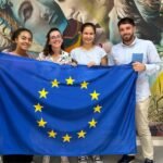 Tres jóvenes hacen voluntariado europeo en Cartagena