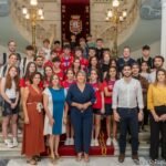 Estudiantes extranjeros visitan Cartagena junto a alumnos de San Vicente de Paúl como parte del programa Erasmus+
