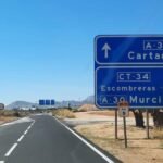 Arreglo de carretera para mejorar la conexión entre Roche Alto con la autovía a Cartagena y Murcia