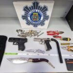 Detenida una persona e identificados los pasajeros de un vehículo en Canteras con pistolas simuladas y armas blancas Detenida una persona e identificados los pasajeros de un vehículo en Canteras con pistolas simuladas y armas blancas