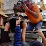 El Ayuntamiento de Cartagena restaura el busto del pintor Vicente Ros
