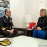 La alcaldesa se despide del Almirante de Acción Marítima, que deja Cartagena por el Mando de Operaciones del Estado Mayor de la Defensa La alcaldesa se despide del Almirante de Acción Marítima, que deja Cartagena por el Mando de Operaciones del Estado Mayor de la Defensa