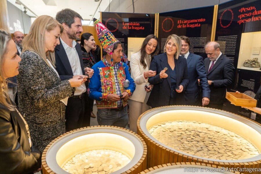 El museo ARQVA de Cartagena estrena una exposición que llevará el tesoro de la fragata Mercedes a América Latina El museo ARQVA de Cartagena estrena una exposición que llevará el tesoro de la fragata Mercedes a América Latina