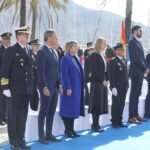 La alcaldesa Noelia Arroyo felicita a la Policía Nacional en la celebración de su bicentenario en Cartagena