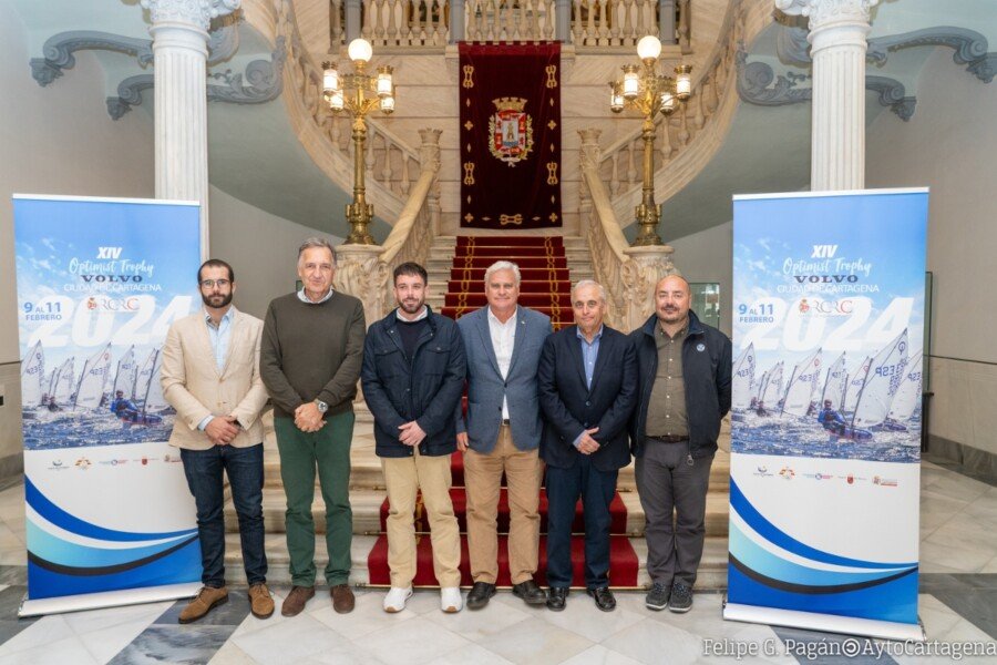 La regata Optimist Trophy Volvo Ciudad de Cartagena reunirá a un centenar de jóvenes regatistas este fin de semana