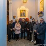 El callejón de la Soledad de Cartagena recupera el cuadro de la Virgen tras ser restaurado por el Ayuntamiento
