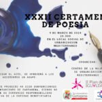 Manuel la Espada y Carlota Lemauviel, ganadores de los Concursos de Poesía y Pintura de la asociación de Mujeres de Urbanización Mediterráneo