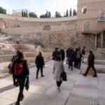 Vuelven las visitas al Pórtico del Teatro Romano de Cartagena en el mes de abril