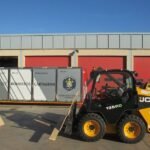 Bomberos de Cartagena practican técnicas de apuntalamiento de edificios en casos de emergencias