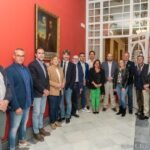 El retrato de Fernando Garrido ya ocupa un lugar en el Palacio Consistorial