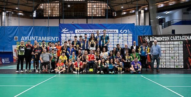 Cartagena corona a los triunfadores de los Campeonatos de España Absoluto, Parabádminton e Inclusivo Cartagena corona a los triunfadores de los Campeonatos de España Absoluto, Parabádminton e Inclusivo