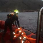 Protección Civil y Bomberos prestan auxilio a una nadadora en El Portús Protección Civil y Bomberos prestan auxilio a una nadadora en El Portús
