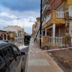 Funcionarios municipales atienden daños materiales por el temporal en Cartagena y litoral