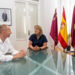 La alcaldesa de Cartagena recibe al nuevo rector de la UPCT, Mathieu Kessler