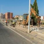 En marcha las obras del carril bici que unirá la plaza de Severo Ochoa con la Vía Verde de Barrio Peral en Cartagena