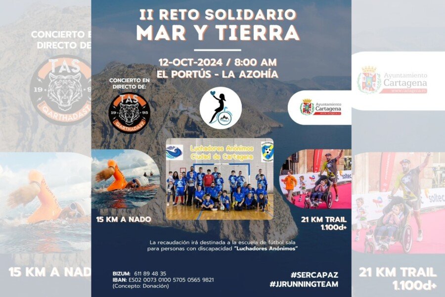 El reto solidario Mar y Tierra une este sábado El Portús y La Azohía