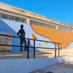 Molinos Marfagones estrena mural en el pabellón Molinos Marfagones estrena mural en el pabellón
