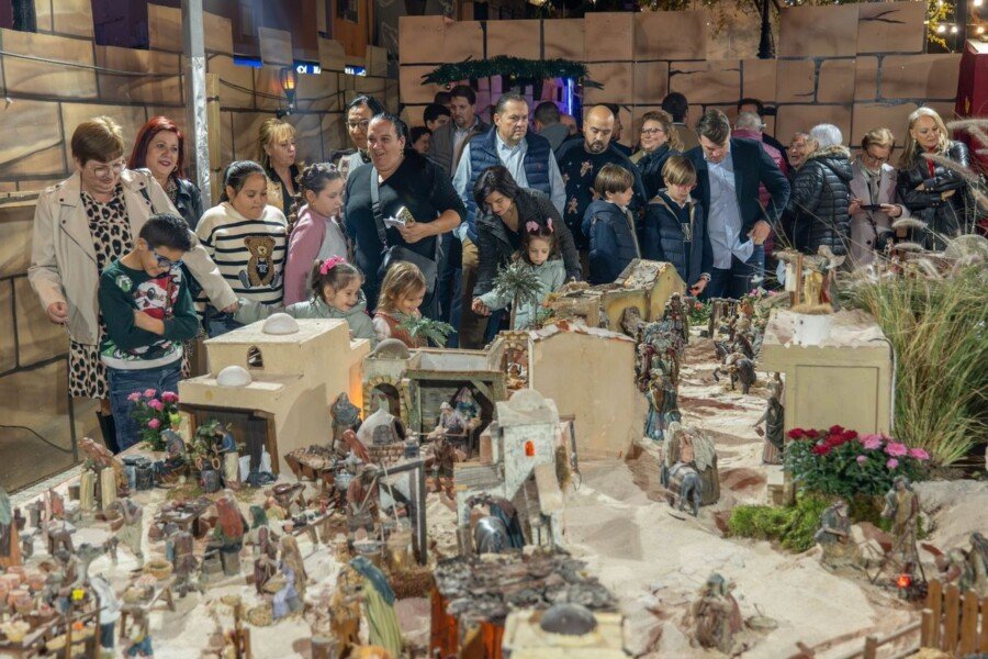 Los cartageneros ya pueden disfrutar del tradicional Belén de Santa Lucía Los cartageneros ya pueden disfrutar del tradicional Belén de Santa Lucía