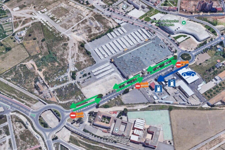 Tráfico restringido por obras a partir de las 20 horas de este miércoles en un tramo de Sebastián Feringán