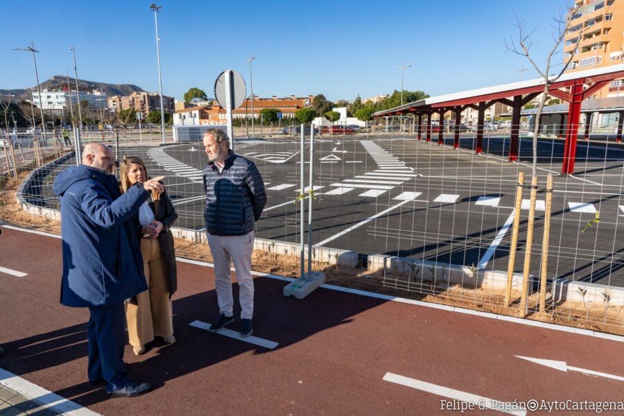 El aparcamiento disuasorio de Severo Ochoa abre en febrero como punto intermodal de movilidad