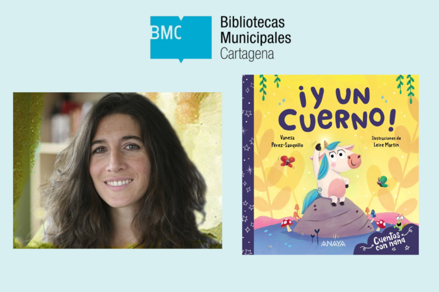 Vanesa Pérez-Sauquillo inaugura los encuentros escolares con autor de 2025 en las bibliotecas de Cartagena Vanesa Pérez-Sauquillo inaugura los encuentros escolares con autor de 2025 en las bibliotecas de Cartagena