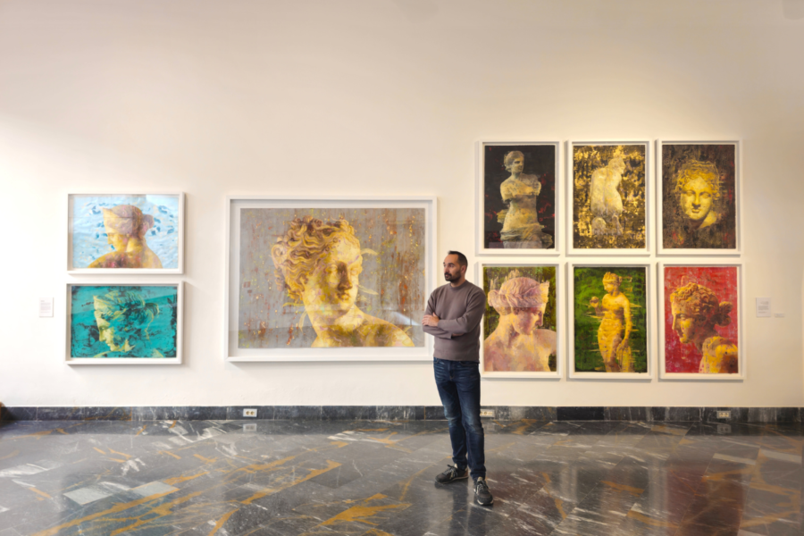 Visita guiada por el artista Torregar a su exposición Porticus, este domingo en el Museo del Teatro Romano