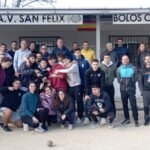 Los Bolos Cartageneros en los Centros Escolares con "Barriendo Andana" 17 En el campo de bolos cartageneros de la Asociacion de Vecinos de San Felix