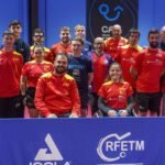 El equipo español de tenis de mesa de personas con discapacidad se prepara en Los Narejos para la competición internacional