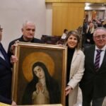 Los Marrajos custodian la obra original de la Virgen de la Soledad de Portela, expuesta ahora junto al Jesús Nazareno en la sede de la Cofradía