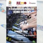 Campeonato regional de remo en sala este sábado en Cartagena