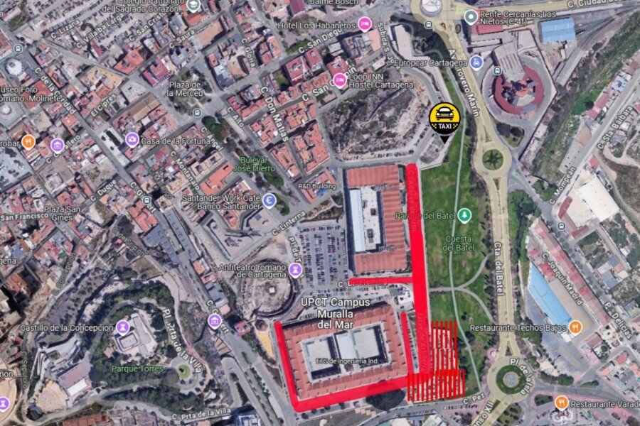 Cortes de tráfico este jueves y viernes en campus de la Muralla del Mar por las ‘paellas’ universitarias Cortes de tráfico este jueves y viernes en campus de la Muralla del Mar por las ‘paellas’ universitarias