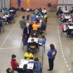 Cartagena celebra el primer encuentro escolar de dominó con triunfos de estudiantes de El Algar y La Aljorra