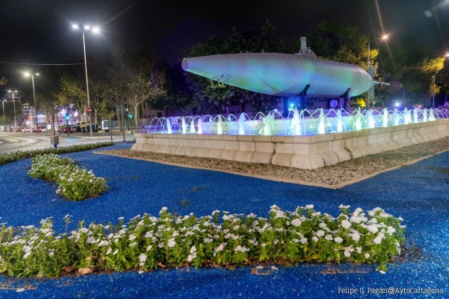 En el Día Mundial de Concienciación sobre el Autismo Cartagena se ilumina de azul En el Día Mundial de Concienciación sobre el Autismo Cartagena se ilumina de azul