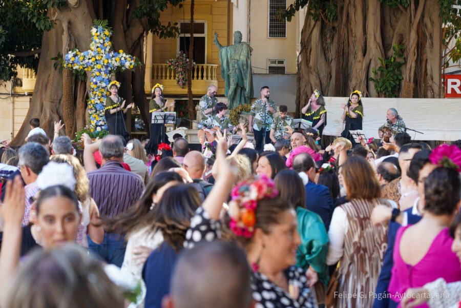 La tradición de las Cruces de Mayo celebra 50 años este fin de semana en Cartagena con conciertos gratuitos