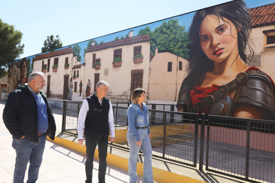 Cartagena, nominada a los premios internacionales de arte urbano con un grafiti mural de inspiración romana Cartagena, nominada a los premios internacionales de arte urbano con un grafiti mural de inspiración romana