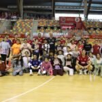 Alumnos del CEIP Cuatro Santos comparten jornada de fútbol sala con el Jimbee Alumnos del CEIP Cuatro Santos comparten jornada de fútbol sala con el Jimbee