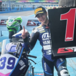 El piloto cartagenero Francisco Risueño disputa el campeonato mundial de Supersport 300