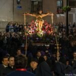 Multitudinario inicio de la Semana Santa en Cartagena con el Vía Crucis del Cristo del Socorro