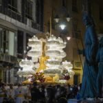 Los tres Apóstoles desfilan hasta Santa María para escoltar esta noche a la Virgen del Primer Dolor Los tres Apóstoles desfilan hasta Santa María para escoltar esta noche a la Virgen del Primer Dolor
