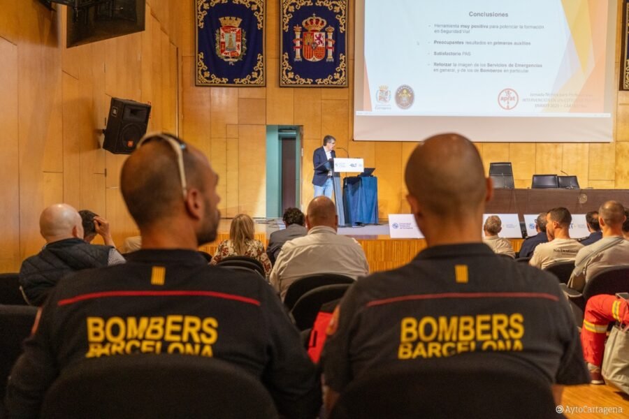 Cartagena muestra los últimos avances en rescates de accidentes de tráfico Cartagena muestra los últimos avances en rescates de accidentes de tráfico