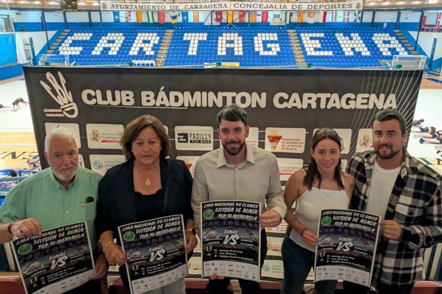 Entrada gratuita para la final de División de Honor de bádminton este domingo en Cartagena