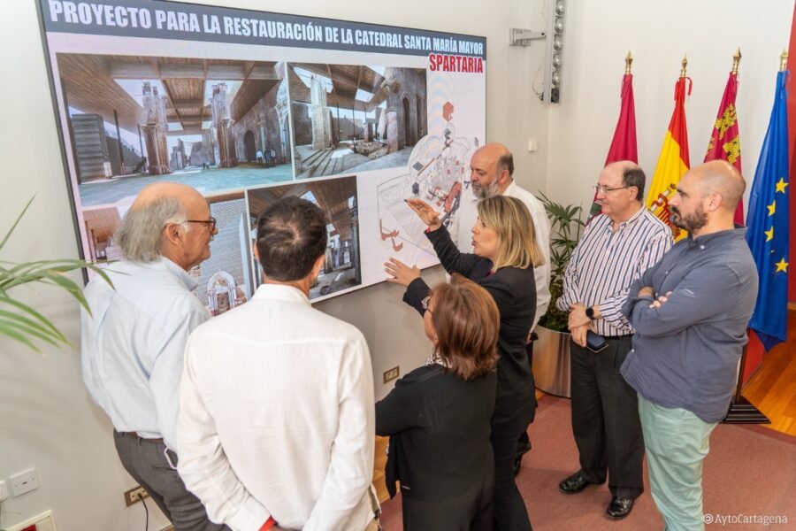 La Catedral de Cartagena se protegerá con una cubierta de madera de aspecto flotante La Catedral de Cartagena se protegerá con una cubierta de madera de aspecto flotante
