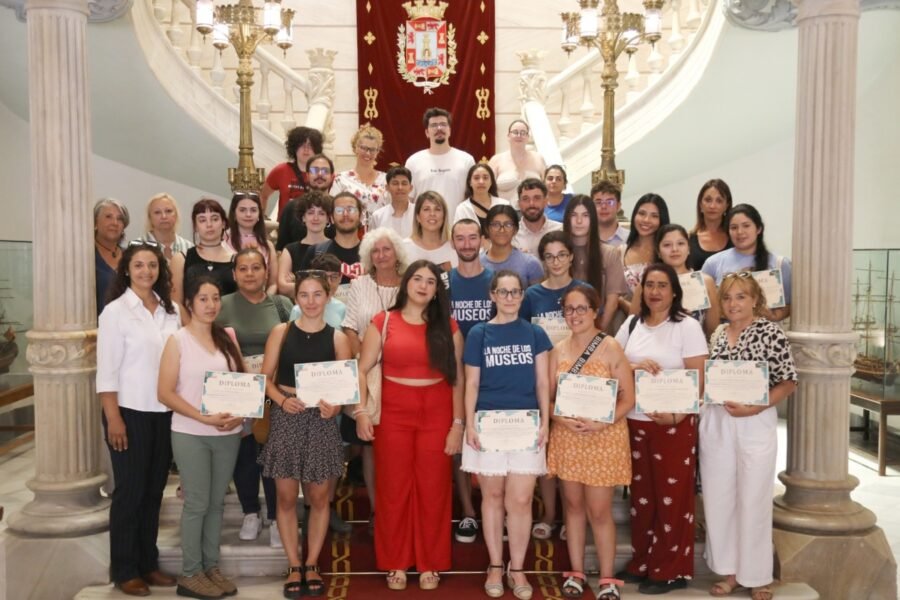 Entrega de diplomas al voluntariado de La Noche de los Museos