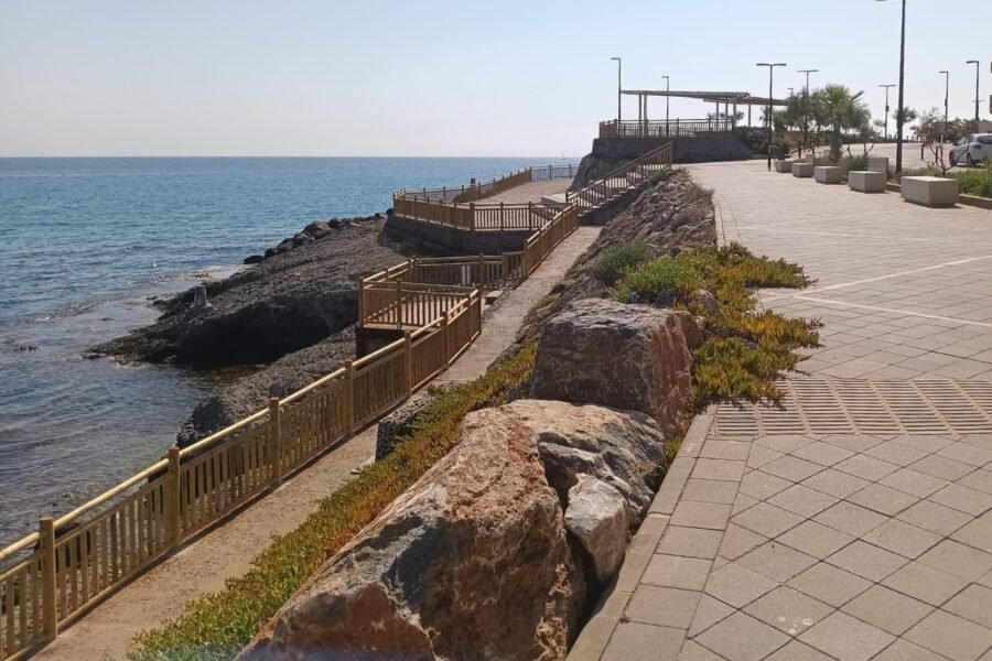 Cartagena renueva el mirador de la AGA junto al Galúa en La Manga