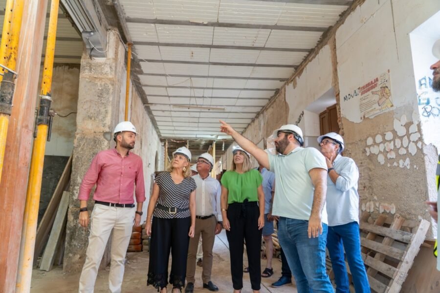 Las obras de Casa Rubio siguen avanzando para transformar el edificio en un nuevo espacio multifuncional para El Algar
