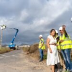 Comienza el desmontaje de la línea eléctrica aérea de Marchamalo para proteger la fauna y el ecosistema