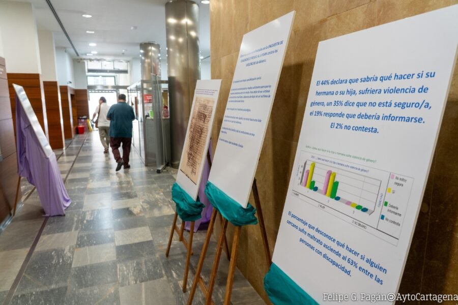 Una exposición muestra en San Miguel las percepciones y experiencias acerca de la violencia de género Una exposición muestra en San Miguel las percepciones y experiencias acerca de la violencia de género