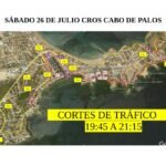 Cross de Cabo de Palos este sábado, con cortes de tráfico de 19:45 a 21:15 horas
